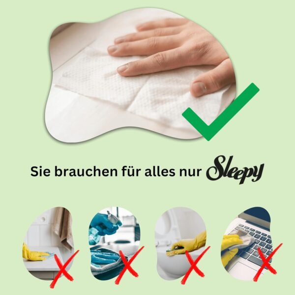 Sleepy Reinigungstücher für den täglichen Oberflächeneinsatz Reinigungstuch 6x100 Stück - Image 4